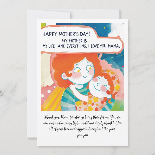 bonne fête des mères (Dos)