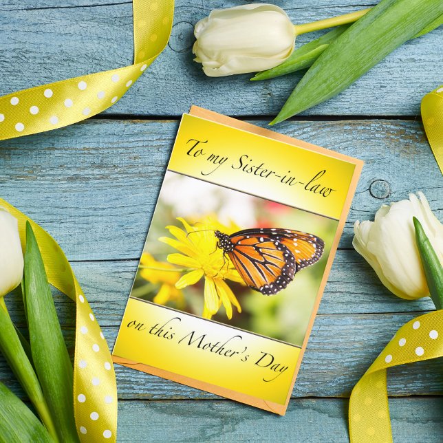 Bonne fête des mères à ma carte de belle-soeur (Créateur téléchargé)