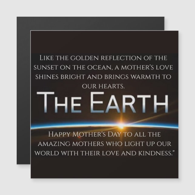 Bonne fête des mères avec amour (Devant / Derrière)