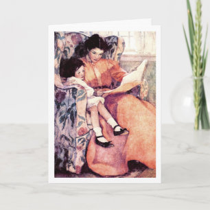Bonne fête des mères. Carte personnalisée Art vint