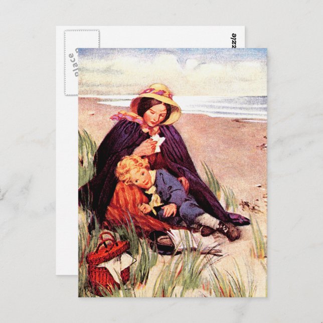 Bonne fête des mères Cartes postales d'art Vintage (Devant / Derrière)