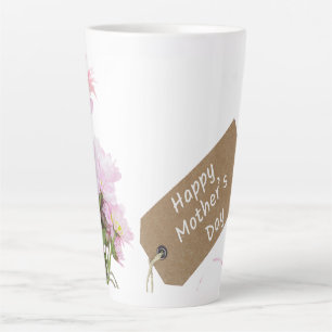 Bonne fête des mères Mug de café floral