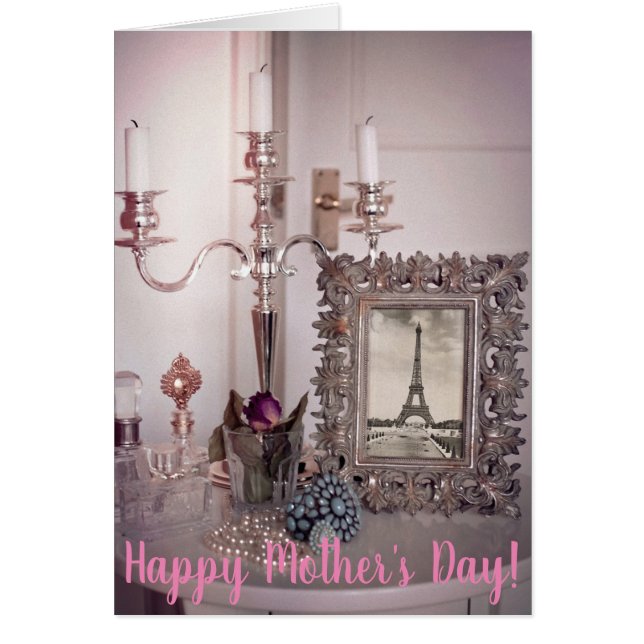 Bonne fête des mères ! Tour Eiffel vintage (Devant)