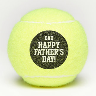 Bonne fête des pères balles de tennis cadeau avec
