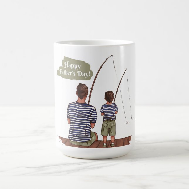 Bonne Fête des pères café Mug (Centre)