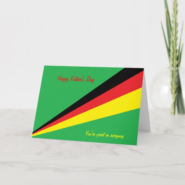 Bonne fête des pères cartes de voeux-grande (Devant)