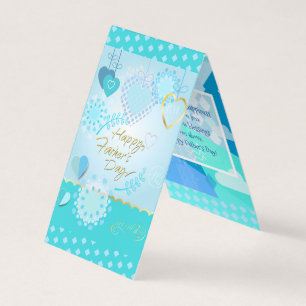Bonne Fête des pères ! Couleur bleue moderne