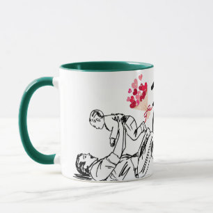 Bonne Fête des pères imprimé Mug moderne