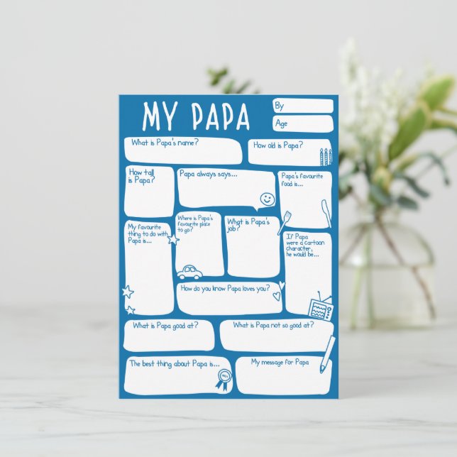 Bonne Fête des pères_Meilleur Papa jamais (Debout devant)