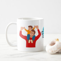 Bonne Fête des pères | Mug de café père et fils