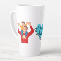 Bonne Fête des pères | Père et Fils Latte Mug