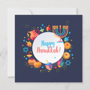 Bonne fête Hanoukka belle décoration