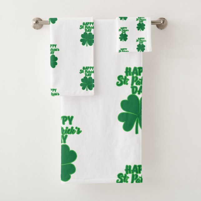 Bonne feuille de trèfle St. Patrick's Day (En situation)