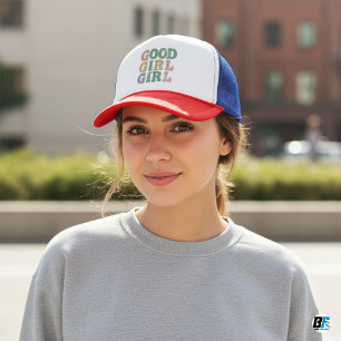 BONNE FILLE Casquette de camionneur élégante et at