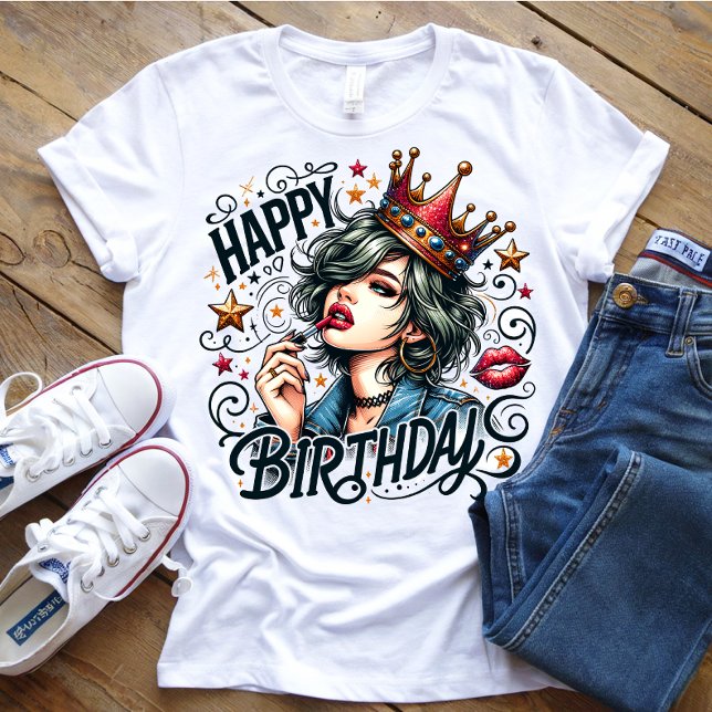 Bonne fille d'anniversaire T-Shirt (Créateur téléchargé)