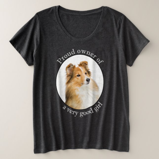 Bonne fille Sheltie (Design devant)