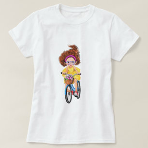 Bonne Fille Sur Un Vélo T-Shirt Cadeau
