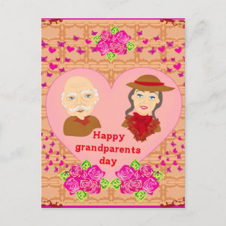 Bonne grand-parents jour Carte postale