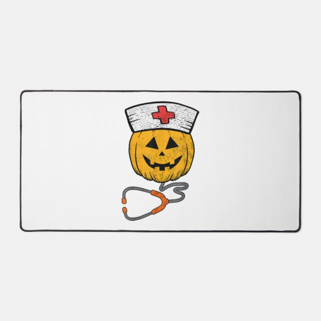 Bonne Halloween Citrouille Infirmière infirmière F (Recto)