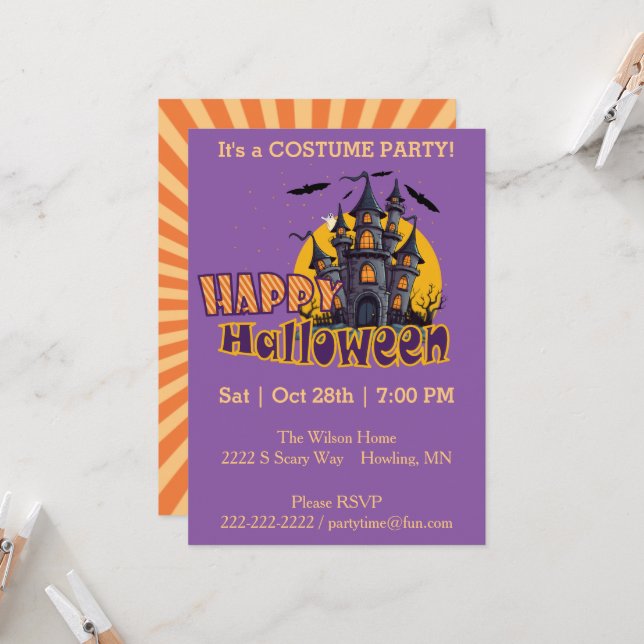 Bonne Halloween Starburst (Devant/Arrière en situation)