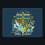 Bonne Hanoukka menorah bougies. Carte pour les fêt<br><div class="desc">Bonne Hanoukka menorah bougies. Restez en contact avec votre famille et vos amis pendant que vous fêtez les fêtes d'Hanoukka/Chanukah avec les lumières de la menorah.</div>