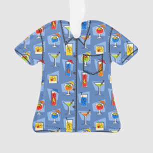 Bonne heure Hawaiian Tropical Drink Aloha Shirt