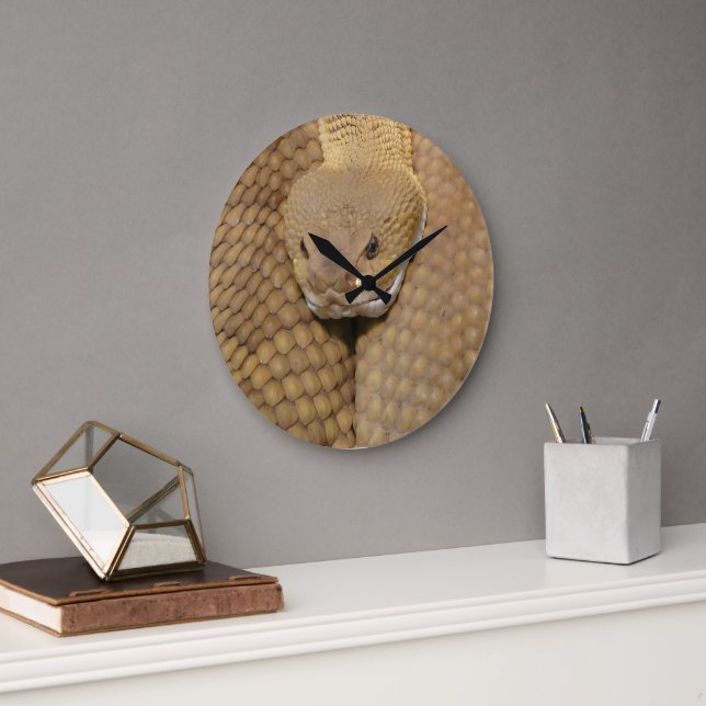 Bonne horloge de serpent d'anniversaire (Bureau)