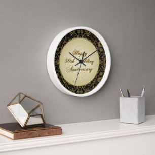 Bonne horloge du 50e anniversaire du Mariage