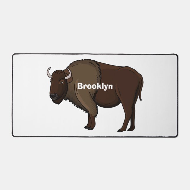 Bonne illustration de bison américain (Recto)
