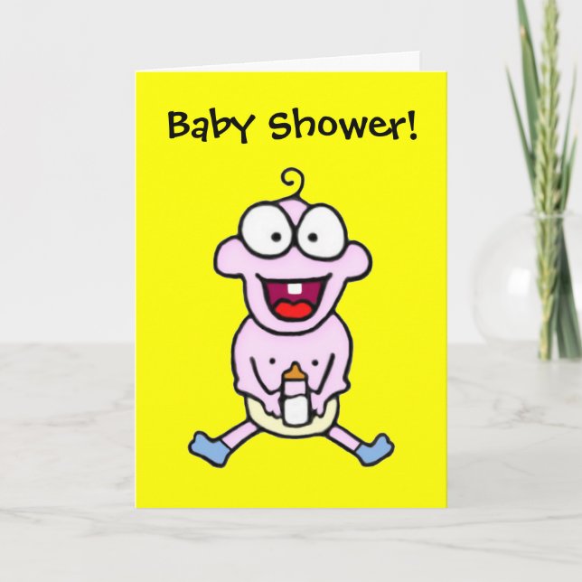 Bonne invitation au Baby shower (Devant)
