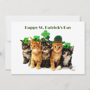 Bonne invitation aux chats de la Saint Patrick