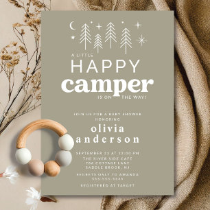 Bonne Invitation Baby shower Camper