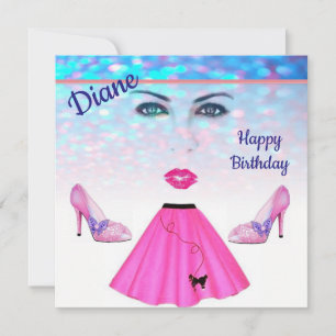 Bonne invitation de carte d'anniversaire