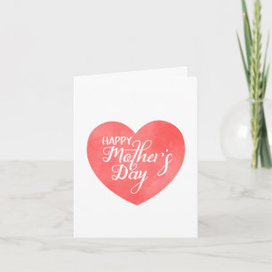 Bonne journée de mère dans le coeur rose, maman am