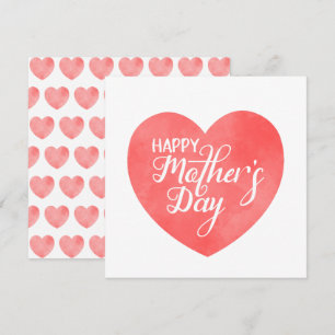 Bonne journée de mère dans le coeur rose, maman am