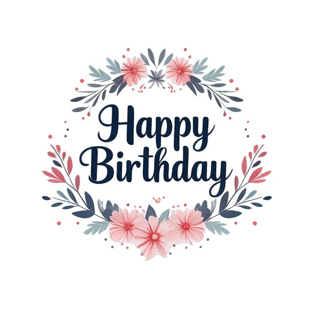 Bonne journée et fête d'anniversaire (Créateur téléchargé)