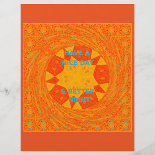 Bonne journée et meilleur design rouge nuit