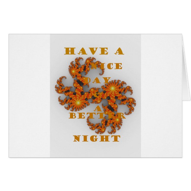 Bonne journée et une meilleure nuit (Devant horizontal)