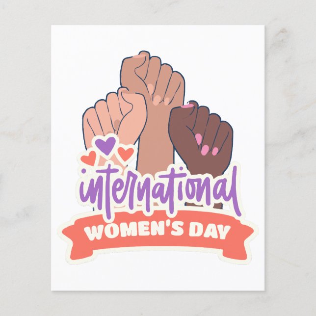 Bonne Journée internationale de la femme (Devant)