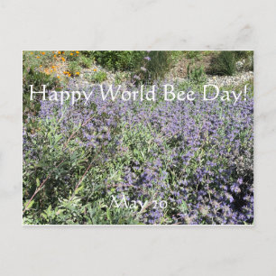 Bonne Journée mondiale de l'abeille! Carte postale