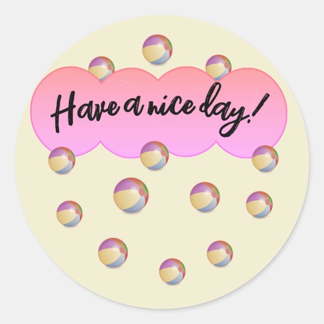 Bonne journée Stickers (Devant)