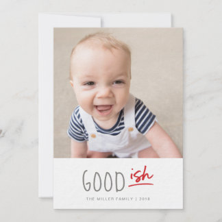 Bonne liste Funny Photo Holiday Card and Collage