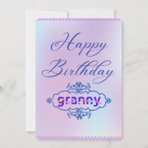 BONNE mamie d'anniversaire (grand-mère)