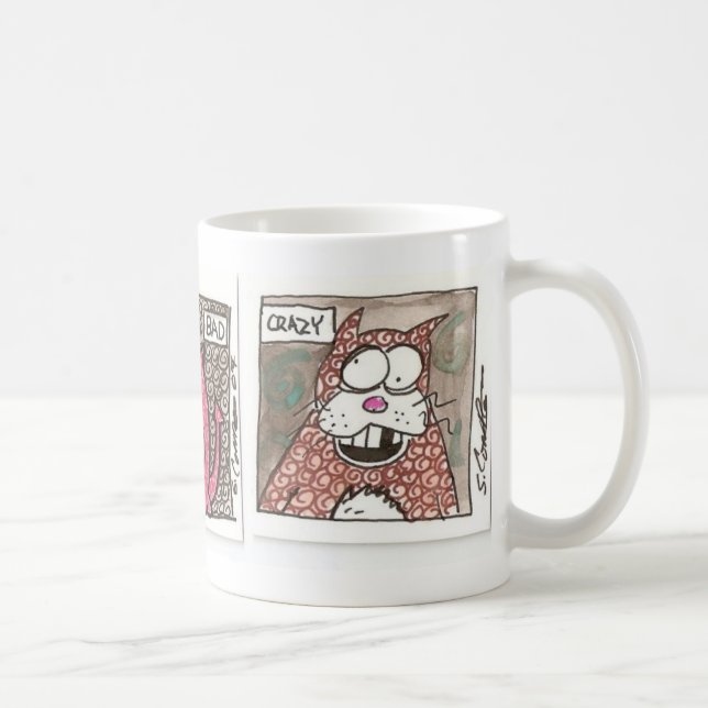 bonne, mauvaise, folle tasse de chats (Droite)