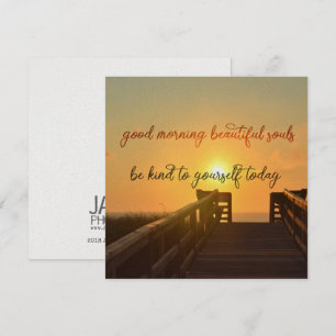 BONNE MORNING 5.25 x 5.25 carte