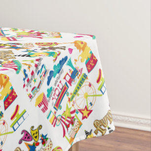 Bonne nappe d'anniversaire Carnaval Carnival Circu