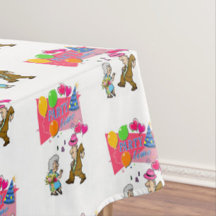 Bonne nappe d'anniversaire C'est l'heure de la fêt