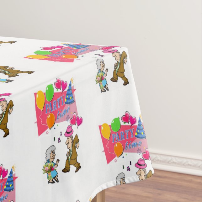 Bonne nappe d'anniversaire C'est l'heure de la fêt (In Situ)