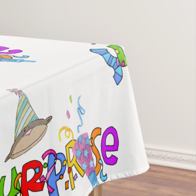 Bonne nappe d'anniversaire Surprise (In Situ)