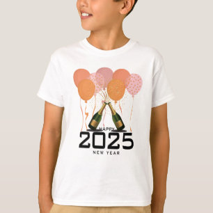 Bonne nouvelle année 2025 enfants tshirts